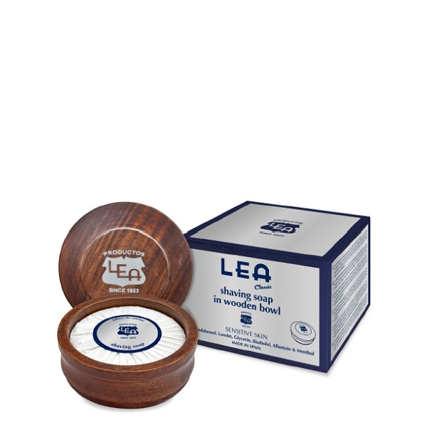 LEA CLASSIC Shaving Soap In Wooden Bowl 100g