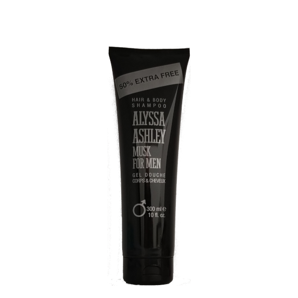 ALYSSA ASHLEY MUSK FOR MEN hair&body shampoo 300ml