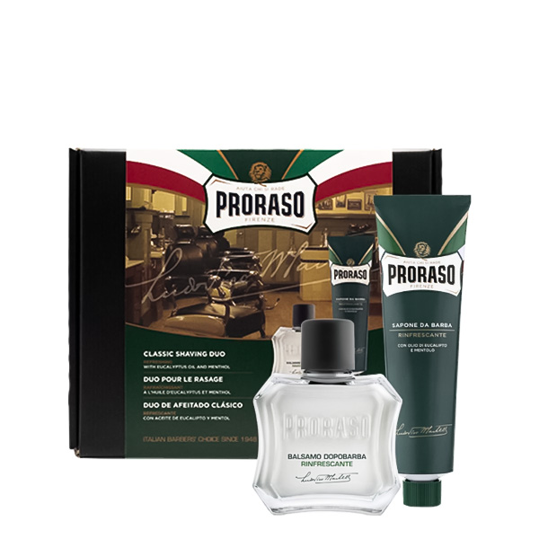 PRORASO Classic Shaving Duo Refreshing Box