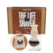 Σετ ξυρίσματος 3 τεμαχίων, βάση, πινέλο και κρέμα με άρωμα σανταλόξυλου σε συσκευασία δώρου Men Rock The Life Shaver Sandalwood Essential Shaving Kit