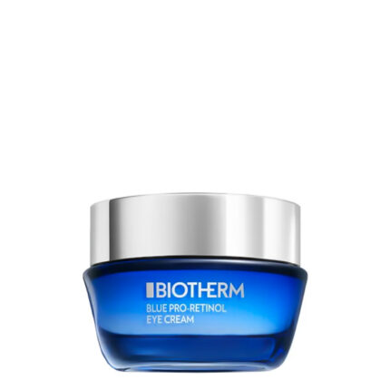 Αντιρυτιδική κρέμα ματιών Biotherm Blue Pro-Retinol Eye Cream. Βοηθά στη μείωση των ρυτίδων και στην εμφάνιση των μαύρων κύκλων, το περίγραμμα φαίνεται...